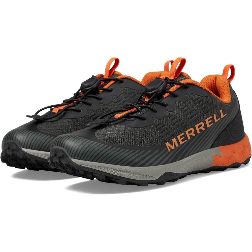 imageMerrell UnisexChild Agility Peak SneakerOliveBlackOrange