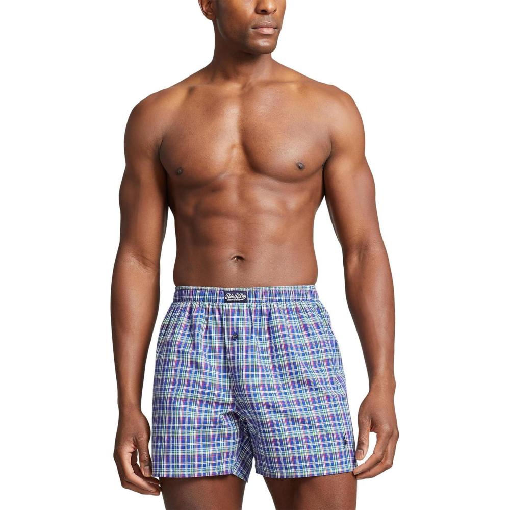 imagePOLO RALPH LAUREN mens Hanging Woven BoxerMulti