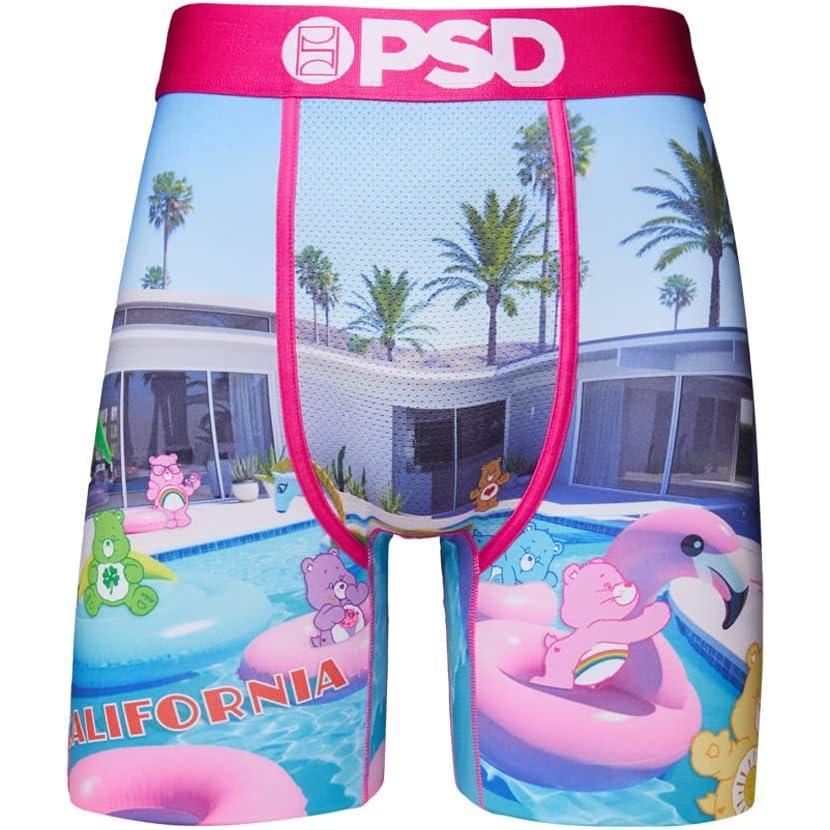 imagePSD Mens Boxer Briefs  Cartoons Standard Length Underwear Pack ampamp Singles Breathable Moisture Wicking Boxer Briefs for MenCare Bearcation