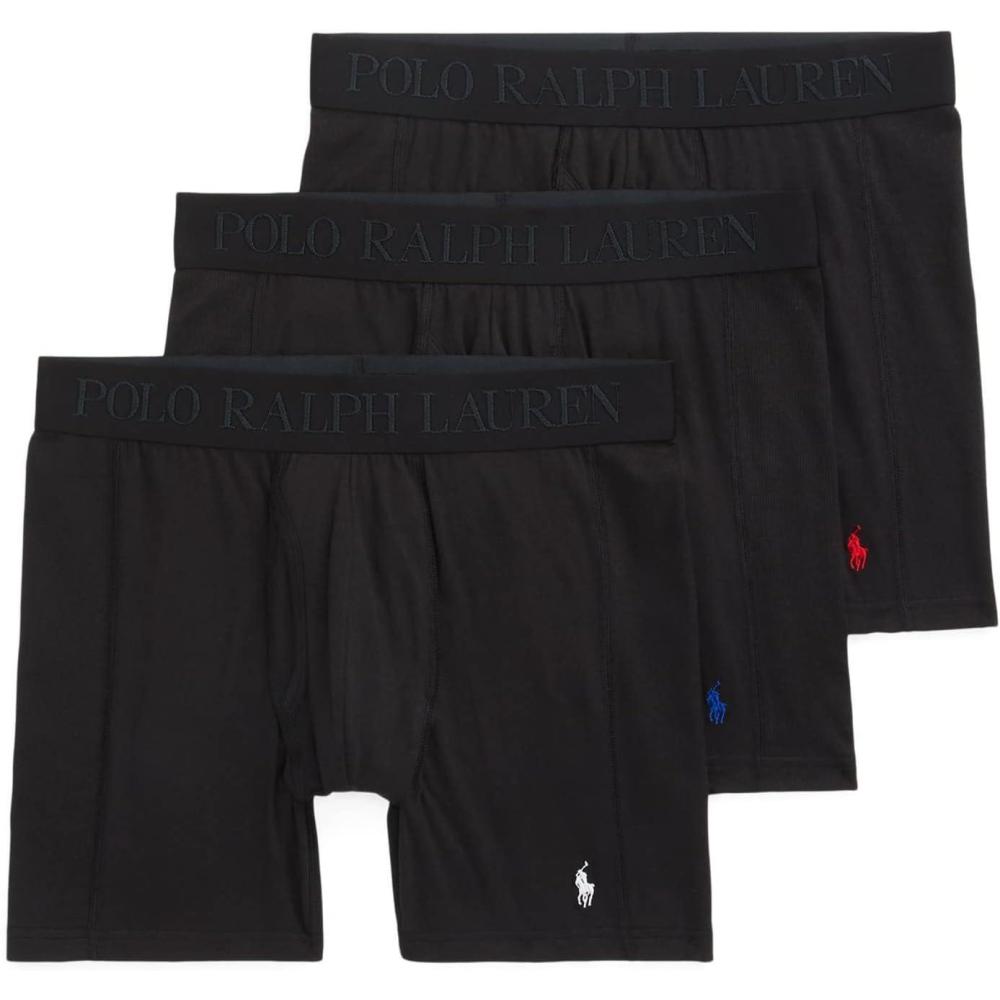 imagePolo Ralph Lauren mens Cotton Modal Boxer BriefPolo Black