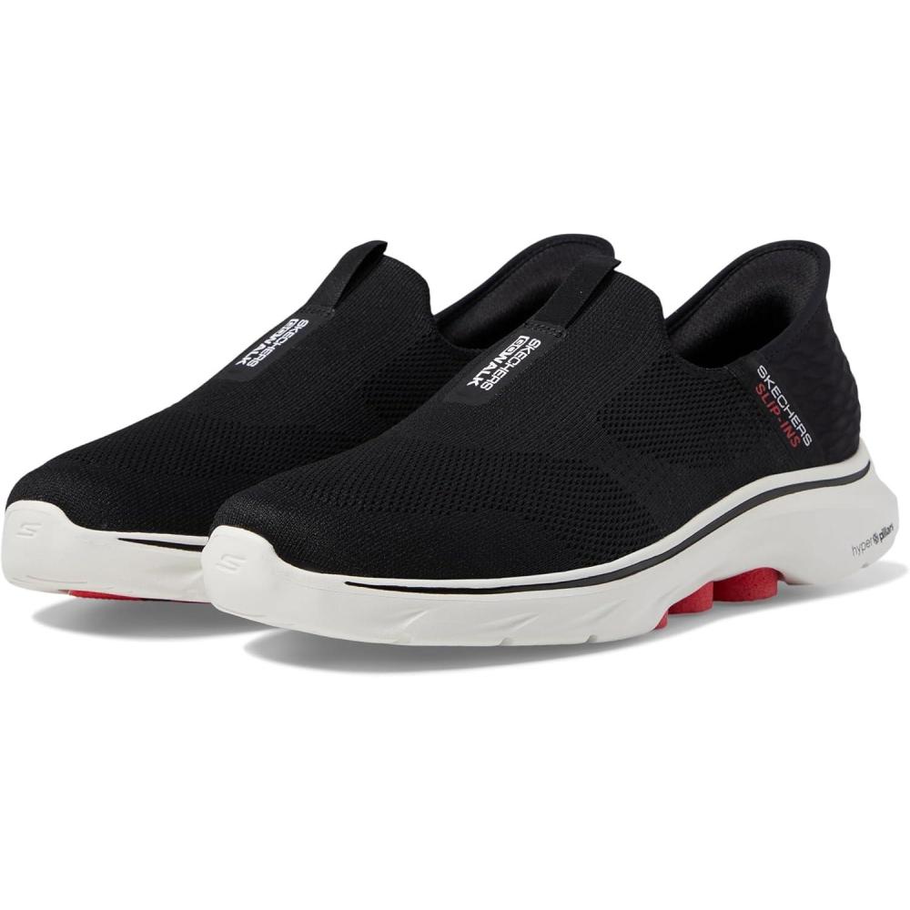 imageSkechers Mens Go Walk 7 Easy on 2BlackWhite