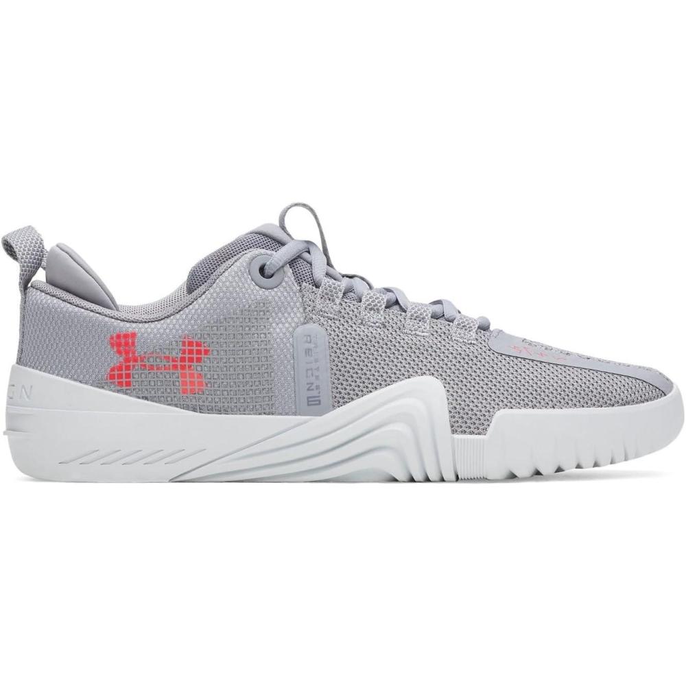 imageUnder Armour Mens Tribase Reign 6SteelDistant GrayRacer Red