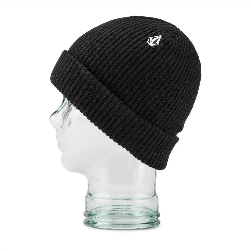 imageVolcom Mens Sweep Skull Fit Snow BeanieBlack S4