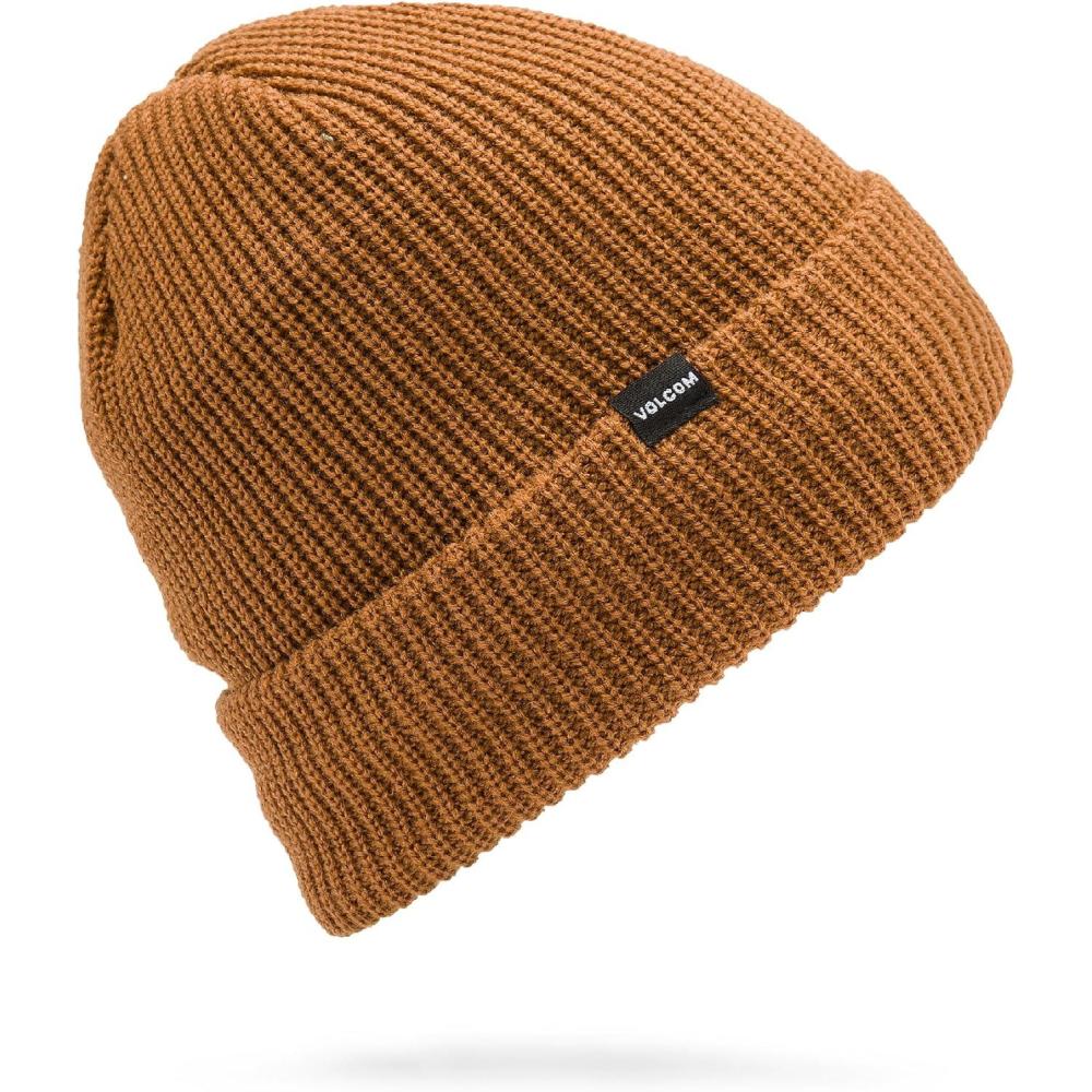 imageVolcom Mens Sweep Skull Fit Snow BeanieCaramel S5