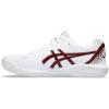 ASICS Men’s Gel-Dedicate 8 Tennis Shoes(White/Antique Red)