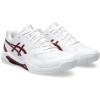 ASICS Men’s Gel-Dedicate 8 Tennis Shoes(White/Antique Red)