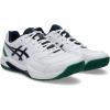 ASICS Men’s Gel-Dedicate 8 Tennis Shoes(White/Midnight)