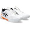 ASICS Men’s Gel-Dedicate 8 Tennis Shoes(White/Shocking Orange)