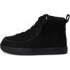 BILLY Footwear Classic Lace High (Little Kid/Big Kid)(Black to the Floor Canvas)