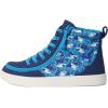 BILLY Footwear Classic Lace High (Little Kid/Big Kid)(Blue Sharks)