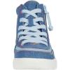 BILLY Footwear Classic Lace High (Little Kid/Big Kid)(Denim Rainbow Thread)