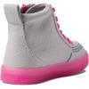 BILLY Footwear Classic Lace High (Little Kid/Big Kid)(Grey/Pink)
