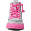 BILLY Footwear Classic Lace High (Little Kid/Big Kid)(Grey/Pink)