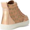 BILLY Footwear Classic Lace High (Little Kid/Big Kid)(Rose Gold Daisy)