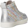 BILLY Footwear Classic Lace High (Little Kid/Big Kid)(Silver Rainbow)