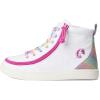 BILLY Footwear Classic Lace High (Little Kid/Big Kid)(White Rainbow)