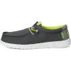 Hey Dude Boys Wally Sport Grid (Little Kid/Big Kid)(Smoke Grey)