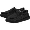 Hey Dude Boys’ Wally Sport Mesh(Black)