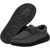 Hey Dude Boys’ Wally Sport Mesh(Charcoal)