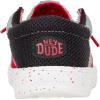Hey Dude Boy’s Wally Tri Varsity Mesh (Little Big Kid) Loafer(Red/Grey)
