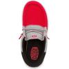 Hey Dude Boy’s Wally Tri Varsity Mesh (Little Big Kid) Loafer(Red/Grey)