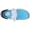 Hey Dude Boy’s Wally Tri Varsity Mesh (Little Big Kid) Loafer(Sky Blue/White)