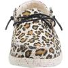 Hey Dude Girl’s Wendy Youth Multiple Sizes & Colors | Girl’s Shoes | Girl’s Lace Up Loafers | Lightweight & Comfortable(Cheetah)