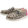 Hey Dude Girl’s Wendy Youth Multiple Sizes & Colors | Girl’s Shoes | Girl’s Lace Up Loafers | Lightweight & Comfortable(Cheetah)