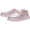 Hey Dude Girl’s Wendy Youth Multiple Sizes & Colors | Girl’s Shoes | Girl’s Lace Up Loafers | Lightweight & Comfortable(Sparkling Pink)