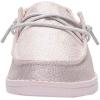 Hey Dude Girl’s Wendy Youth Multiple Sizes & Colors | Girl’s Shoes | Girl’s Lace Up Loafers | Lightweight & Comfortable(Sparkling Pink)