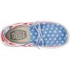 Hey Dude Kids Wally Americana Loafer(Stars/Stripes)