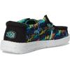 Hey Dude Men’s Wally Funk Dinomite (Little Big Kid) Loafer(Black/Multi)