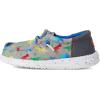 Hey Dude Men’s Wally Funk Dinomite (Little Big Kid) Loafer(Grey/Multi)