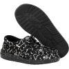 Hey Dude Mens Wally T Skeleton Feet (Toddler)(Black)