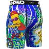 PSD Mens Boxer Briefs – Cartoons, Standard Length Underwear Pack & Singles, Breathable Moisture Wicking Boxer Briefs for Men(Bart Vibes)