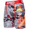 PSD Mens Boxer Briefs – Cartoons, Standard Length Underwear Pack & Singles, Breathable Moisture Wicking Boxer Briefs for Men(Naruto 3-pack)