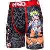 PSD Mens Boxer Briefs – Cartoons, Standard Length Underwear Pack & Singles, Breathable Moisture Wicking Boxer Briefs for Men(Naruto 3-pack)