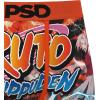 PSD Mens Boxer Briefs – Cartoons, Standard Length Underwear Pack & Singles, Breathable Moisture Wicking Boxer Briefs for Men(Naruto Squad)