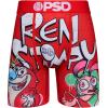 PSD Mens Boxer Briefs – Cartoons, Standard Length Underwear Pack & Singles, Breathable Moisture Wicking Boxer Briefs for Men(R&s Graffiti)