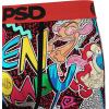 PSD Mens Boxer Briefs – Cartoons, Standard Length Underwear Pack & Singles, Breathable Moisture Wicking Boxer Briefs for Men(R&s Throwback)