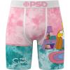 PSD Mens Boxer Briefs – Cartoons, Standard Length Underwear Pack & Singles, Breathable Moisture Wicking Boxer Briefs for Men(Simpsons Home)
