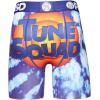 PSD Mens Boxer Briefs – Cartoons, Standard Length Underwear Pack & Singles, Breathable Moisture Wicking Boxer Briefs for Men(Space Jam 2 Tie Dye)