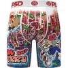 PSD Mens Boxer Briefs – Cartoons, Standard Length Underwear Pack & Singles, Breathable Moisture Wicking Boxer Briefs for Men(T&j Trap)