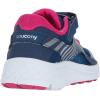 Saucony Unisex-Child Velocer a/C Sneaker (Little Big Kid)(Navy/Pink)