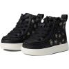 BILLY Footwear Classic Lace High (Little Kid/Big Kid)(Black Daisy)