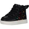 BILLY Footwear Classic Lace High (Little Kid/Big Kid)(Black Stars)