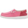 Hey Dude Girl’s Wendy Youth Multiple Sizes & Colors | Girl’s Shoes | Girl’s Lace Up Loafers | Lightweight & Comfortable(Funk Fuxia)