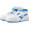 Reebok Men’s Work BB4500 Hi-Top Oxfords(White/Blue)