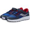 Saucony Unisex-Child Velocer a/C Sneaker (Little Big Kid)(Navy/Red 1)