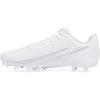 Under Armour Mens Blur Select Football Cleats((100) White/Metallic Silver/Metallic Silver)